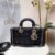 黑色羊皮横版戴妃大号 (2) Dior Medium Lady D-Joy Bag Black