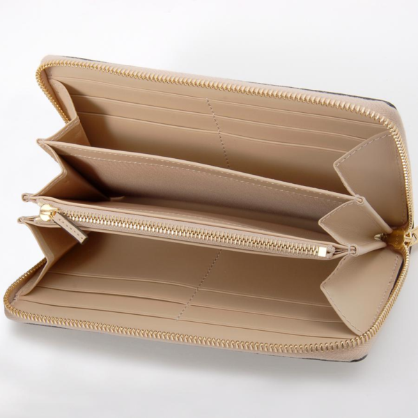 774331 (3) GUCCI Gucci Long Wallet Beige 774331 Horsebit Print Zip Wallet