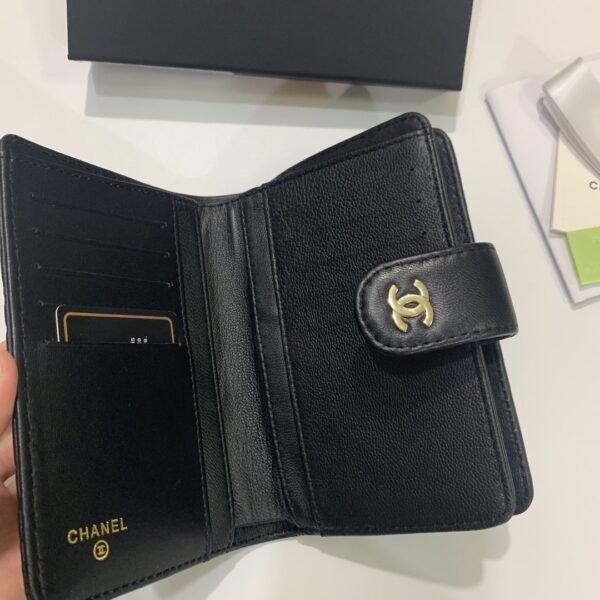 Chanel Camellia Lambskin Wallet