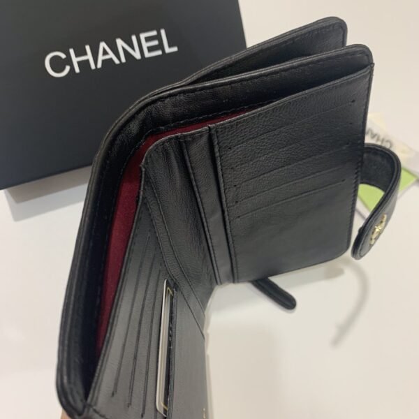 Chanel Camellia Lambskin Wallet