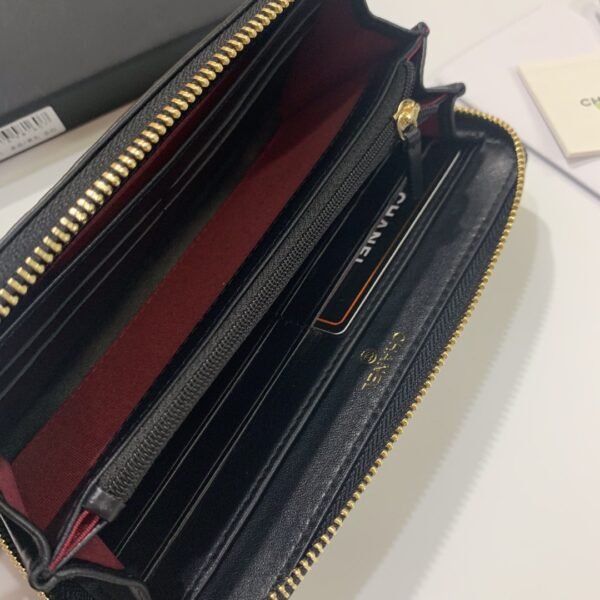 Chanel Camellia Lambskin Wallet