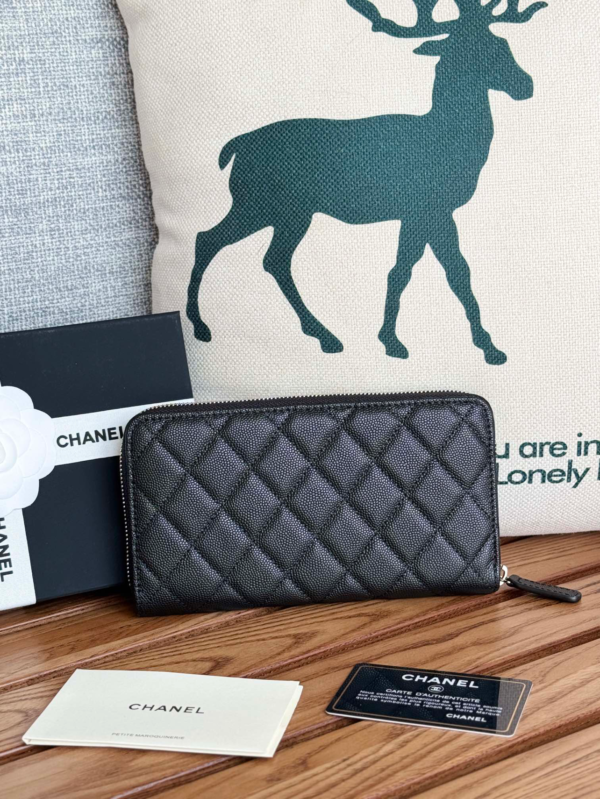 chanel 3803 (1) Chanel Zip Around Wallet