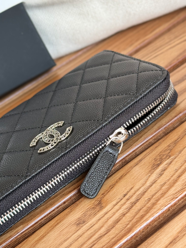 chanel 3803 (7) Chanel Zip Around Wallet
