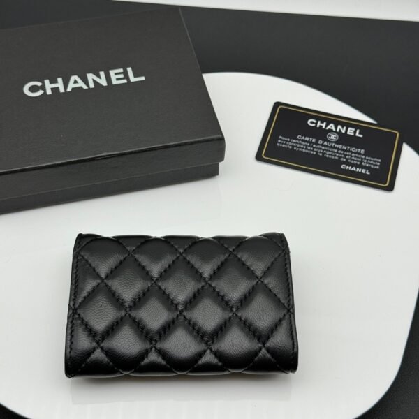 chanel 羊 卡 (3) Chanel Classic Card Holder/Wallet Lambskin Black