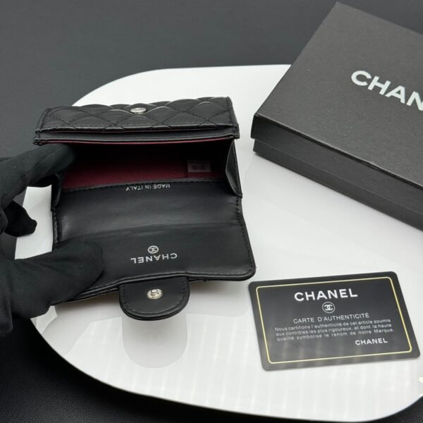 chanel 羊 卡 (6) Chanel Classic Card Holder/Wallet Lambskin Black