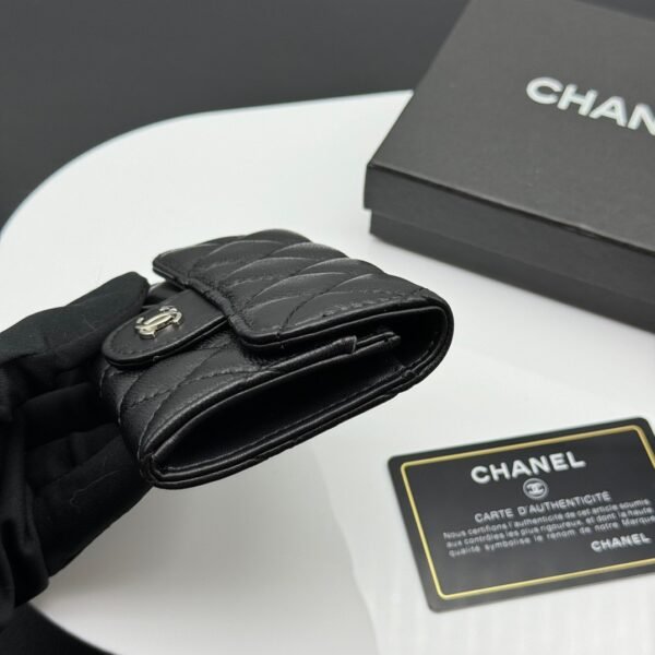 chanel 羊 卡 (8) Chanel Classic Card Holder/Wallet Lambskin Black