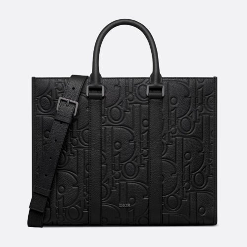 Dior Medium East-West Tote Bag Black