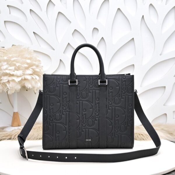 Dior Medium East-West Tote Bag Black