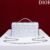 DIOR Lady Clutch Metallic Silver Cannage Crossbody Bag