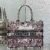 Dior Book Medium Tote Bag Heliotrope Embroidery