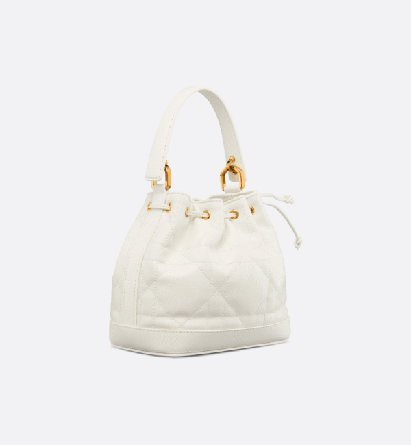 Small Dior Jolie Bucket Bag White