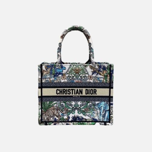 Dior Book tote Jungle Green