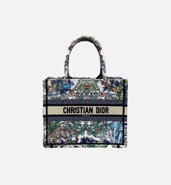 Dior Book tote Jungle Green