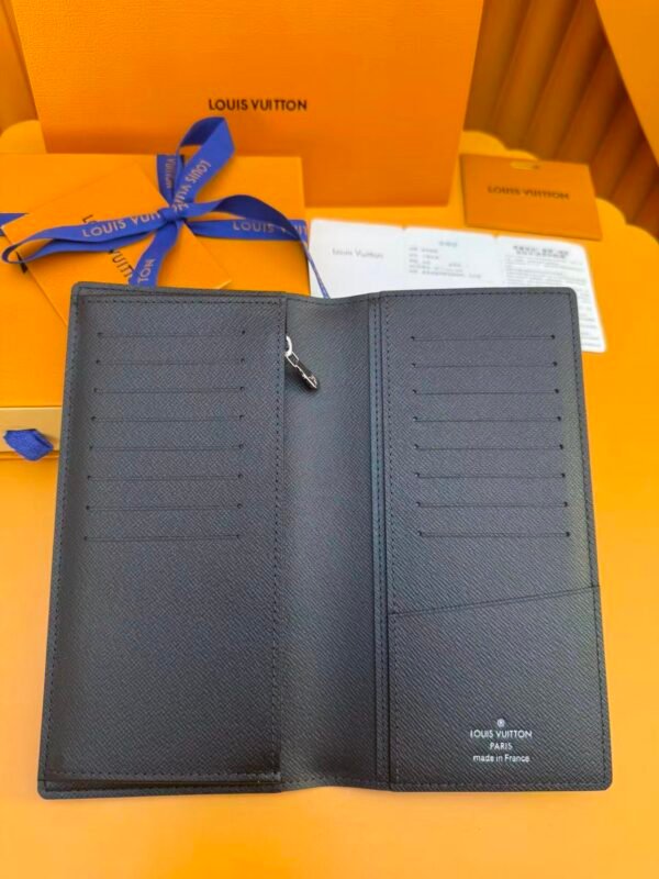 LOUIS VUITTON Men's Brazza Wallet Monogram Eclipse M61697