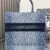 Large Dior Book Tote Denim blue (5) Large Dior Book Tote Denim blue