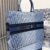 Large Dior Book Tote Denim blue (6) Large Dior Book Tote Denim blue