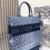 Medium Dior Book Tote Denim blue
