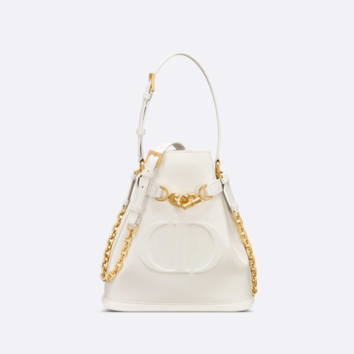 M2271UBHA_M030 (01) Medium C'est Dior Bag White