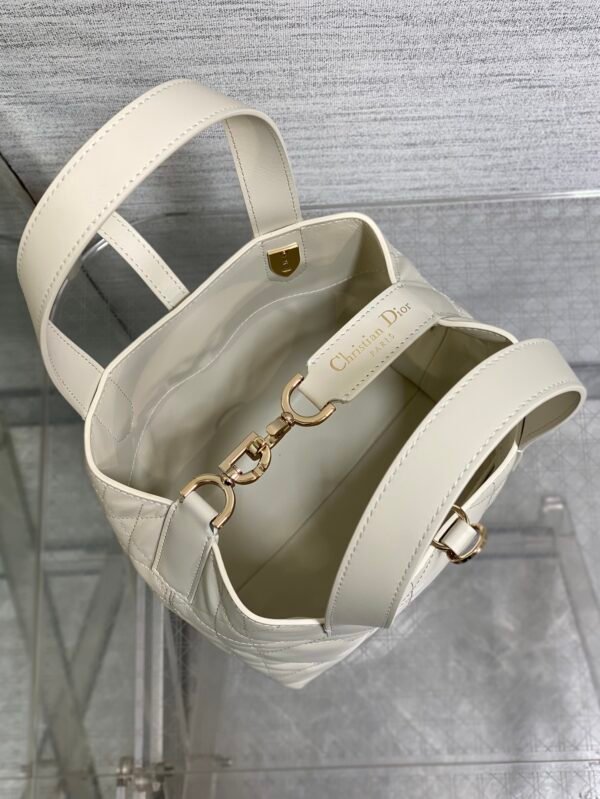 Small Dior Toujours Vertical Tote Bag black