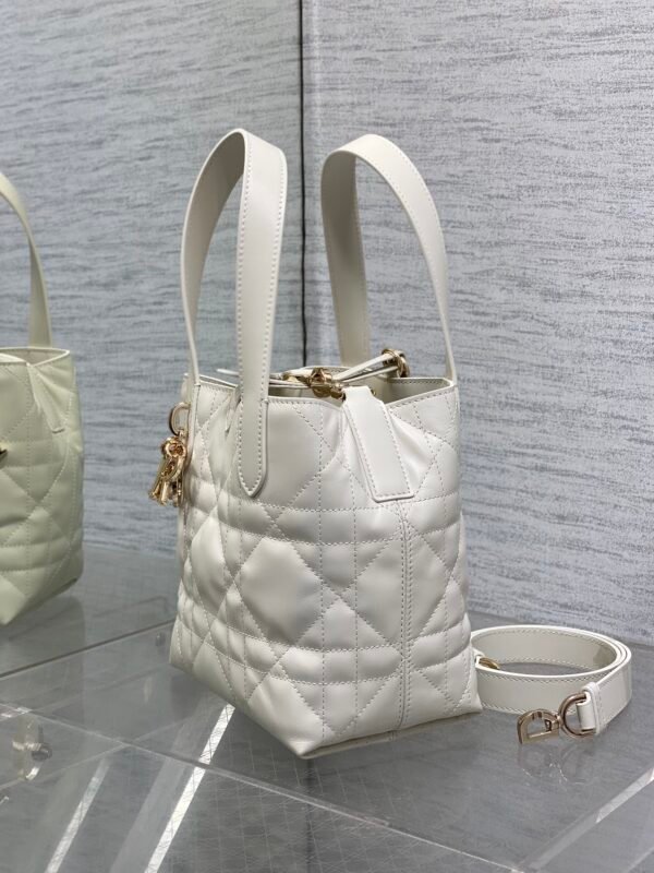 Small Dior Toujours Vertical Tote Bag black