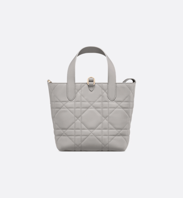 Small Dior Toujours Vertical Tote Bag Gray