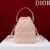 Small Dior Caro Bucket Bag Pink