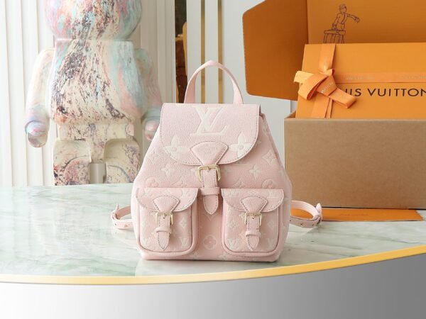 M47074 (2) Louis Vuitton Backup Opal Pink M47074