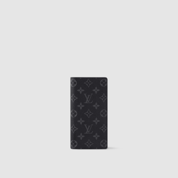 LOUIS VUITTON Men's Brazza Wallet Monogram Eclipse M61697