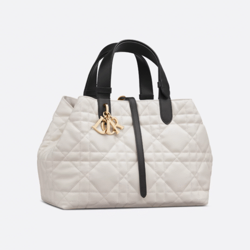 Medium Dior Toujours Bag white