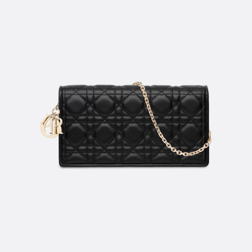 S0204ONMJ_M900 (1) Lady Dior Pouch Black
