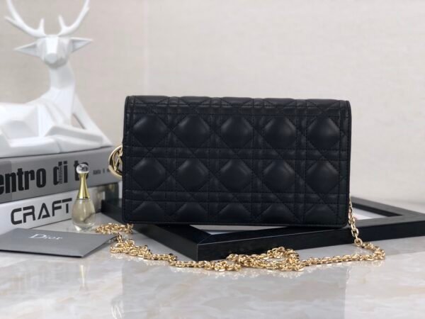 Lady Dior Pouch Black
