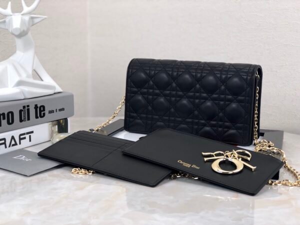 Lady Dior Pouch Black