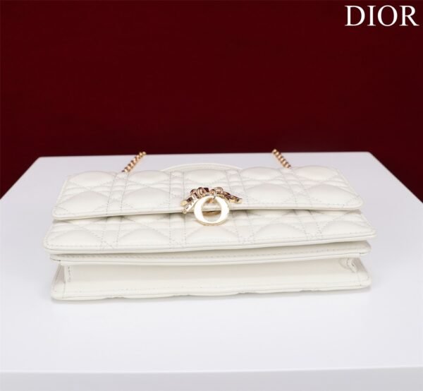S0980ONMJ_M030 (5) My Dior Mini Chain Bag white