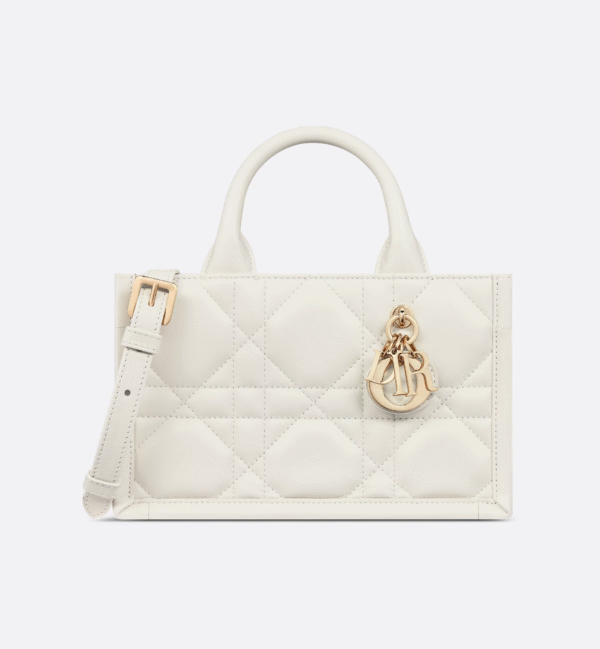 Mini Dior Book Tote White