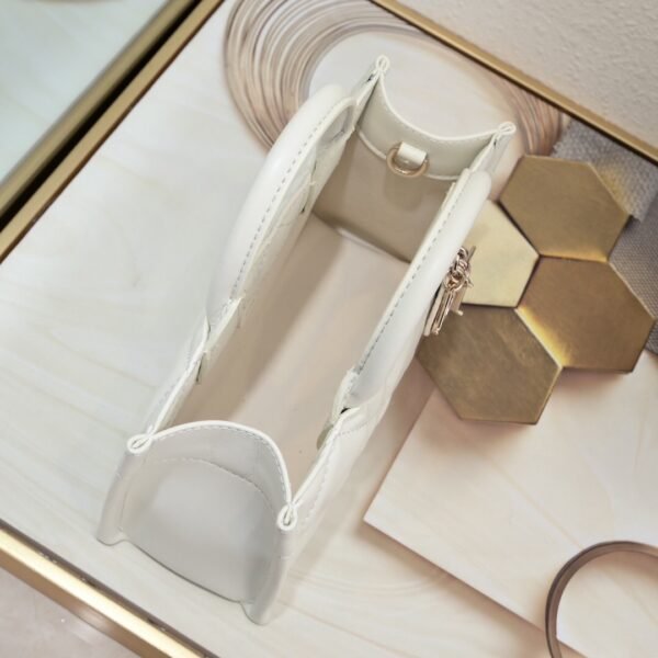 Mini Dior Book Tote White