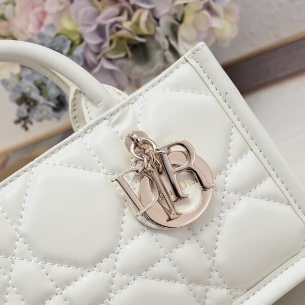 Mini Dior Book Tote White
