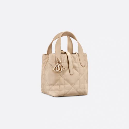 Dior Toujours Vertical Nano Tote Bag Beige