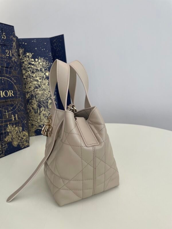 Dior Toujours Vertical Nano Tote Bag Beige
