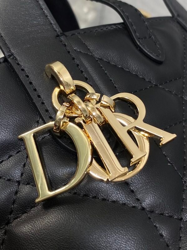 S6100OSNW_M900 (1) Dior Toujours Vertical Nano Tote Bag Black