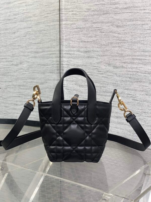 S6100OSNW_M900 (9) Dior Toujours Vertical Nano Tote Bag Black