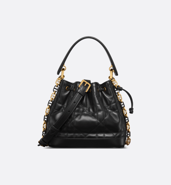 Small Dior Jolie Bucket Bag black (1) Small Dior Jolie Bucket Bag black