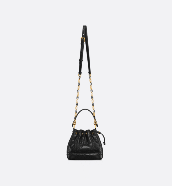 Small Dior Jolie Bucket Bag black (5) Small Dior Jolie Bucket Bag black