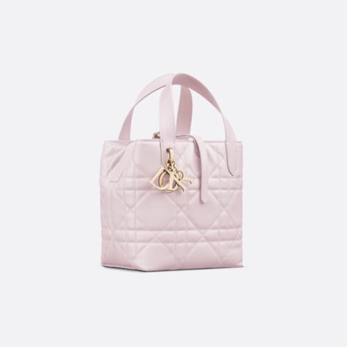 Small Dior Toujours pink (1) Small Dior Toujours Vertical Tote Bag pink