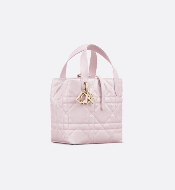 Small Dior Toujours Vertical Tote Bag pink