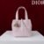 Small Dior Toujours Vertical Tote Bag pink