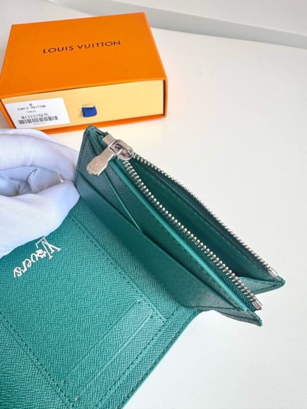 LV Men's Trifold Wallet Wallet Green M13222