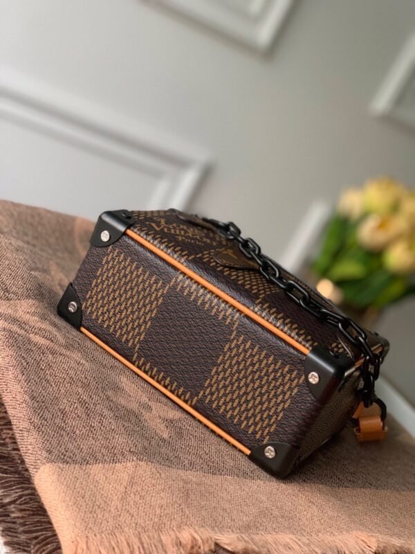 m60394 (4) Louis Vuitton Nigo Mini Soft Trunk Marron M60394