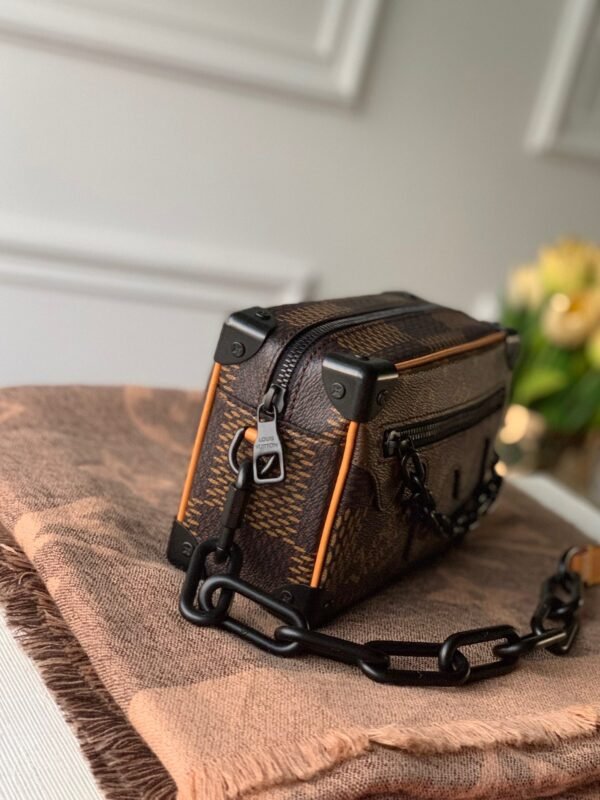 m60394 (9) Louis Vuitton Nigo Mini Soft Trunk Marron M60394