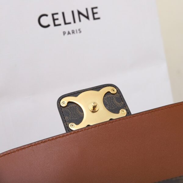 0EE89497A9D91673915165A2F875E709 Medium Celine Victoire Bag in Triomphe Canvas