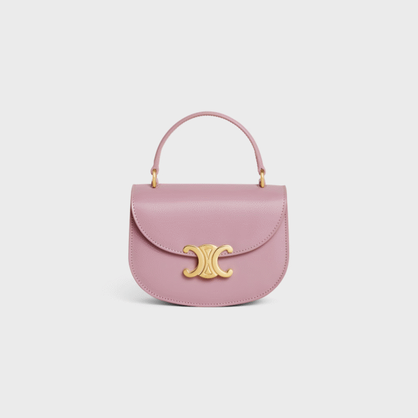 10L063ETZ-25TL (1) CELINE MINI BESACE CLEA in SHINY CALFSKIN PINK